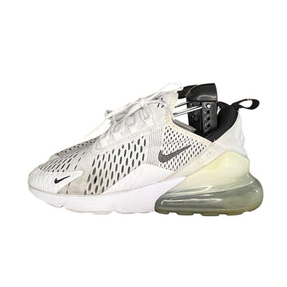 Nike Air Max 270 Running Sneakers Shoes Size 8 Womens White Black - Picture 1 of 6